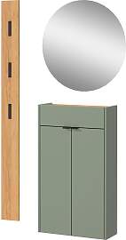 Garderoben-Set GERMANIA "Ameca", grün,