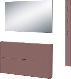 Garderoben-Set GERMANIA "Ameca", toffee, 