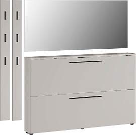 Garderoben-Set GERMANIA "GW-Utah", grau