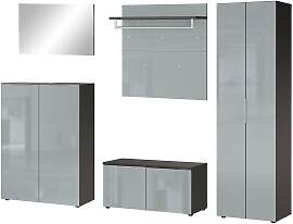 Garderoben-Set GERMANIA "Oakland", grau