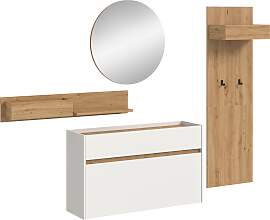 Garderoben-Set HOME AFFAIRE "EVRID, 4-teilig, 