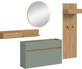 Garderoben-Set HOME AFFAIRE "EVRID, 4-teilig, 