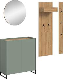Garderoben-Set HOME AFFAIRE "EVRID, 4-teilig, 
