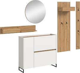 Garderoben-Set HOME AFFAIRE "EVRID, 5-teilig, 