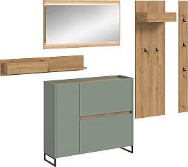 Garderoben-Set HOME AFFAIRE "EVRID, 5-teilig, 