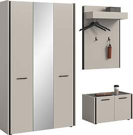 Garderoben-Set HOME AFFAIRE "RAK, 3-teilige