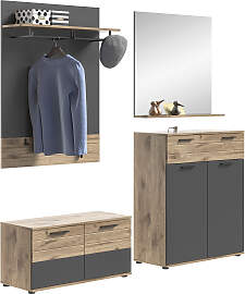 Garderoben-Set HOME AFFAIRE "Riga, Breite 195 