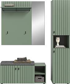 Garderoben-Set HOME AFFAIRE "TATIO, 4-tlg.