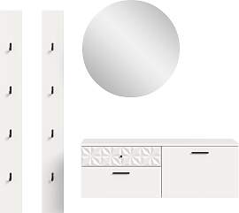 Garderoben-Set HOME AFFAIRE "VICENZA, 4-tlg., 