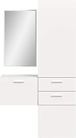 Garderoben-Set HOME AFFAIRE, weiß (weiß