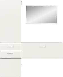 Garderoben-Set HOME AFFAIRE, weiß (weiß