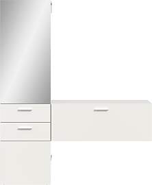 Garderoben-Set HOME AFFAIRE, weiß (weiß