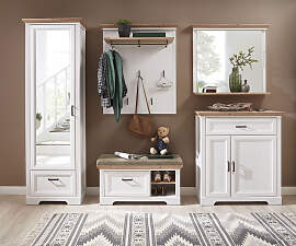 Garderoben-Set INNOSTYLE "Jasmin", braun 