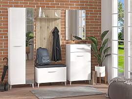 Garderoben-Set INOSIGN "Como", weiß,