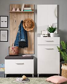 Garderoben-Set INOSIGN "Como", weiß