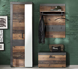 Garderoben-Set INOSIGN "Ilana", graphit