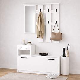 Garderoben-Set OTTO HOME "Luna Kommode mit 1