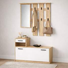 Garderoben-Set OTTO HOME "Luna Kommode mit 1
