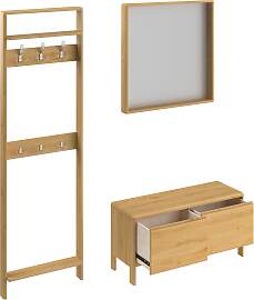 Garderoben-Set OTTO HOME "Luven", beige