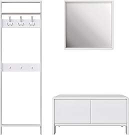 Garderoben-Set OTTO HOME "Luven", weiß, 