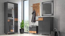 Garderoben-Set OTTO HOME "Onyx", grau