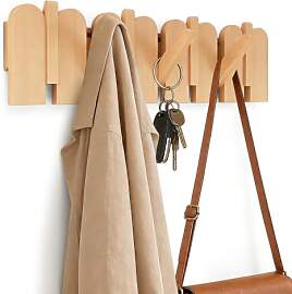 Garderobenhaken Holz Wand, Holzplatte