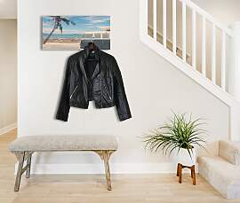 Garderobenleiste QUEENCE "Surfer", blau, 