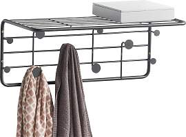 Garderobenleiste ZELLER PRESENT, schwarz, B:51,4cm 