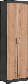 Garderobenschrank FMD, braun (matera, artisan