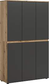 Garderobenschrank Scarpa Anthrazit