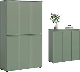 Garderobenschrank Scarpa Graugrün