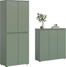 Garderobenschrank Scarpa Graugrün