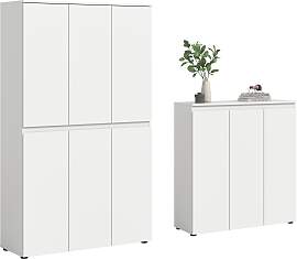 Garderobenschrank Scarpa Weiß