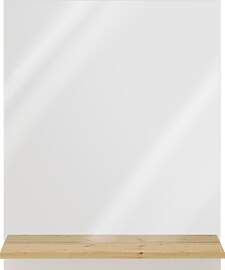 Garderobenspiegel FMD "Belm", weiß