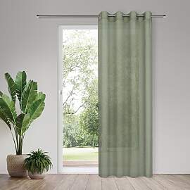 Gardine "Eleonora", grün, B:140cm