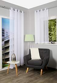 Gardine HOME WOHNIDEEN "DOLLY", weiß,
