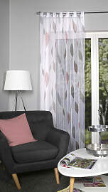 Gardine HOME WOHNIDEEN "PAOLO", rot,