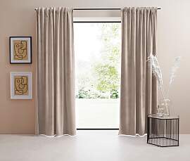 Gardine "LADINA" Gr. 1, beige (sand