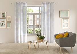 Gardine OTTO HOME "BELEM" Gr. 1, grau