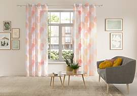 Gardine OTTO HOME "BELEM" Gr. 3, orange, 