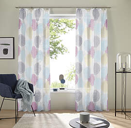 Gardine OTTO HOME "Belem" Gr. 4, blau,