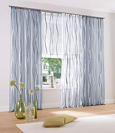 Gardine OTTO HOME "Dimona" Gr. 1, grau