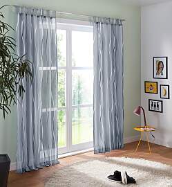 Gardine OTTO HOME "Dimona" Gr. 1, grau