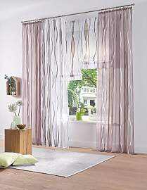 Gardine OTTO HOME "Dimona" Gr. 1, grau