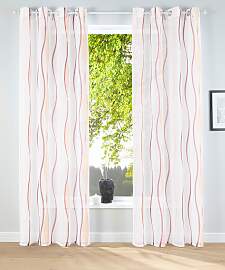 Gardine OTTO HOME "Dimona" Gr. 1, orange 