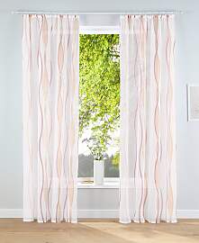 Gardine OTTO HOME "Dimona" Gr. 1, orange 