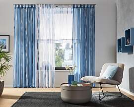 Gardine OTTO HOME "Dimona" Gr. 2, blau,