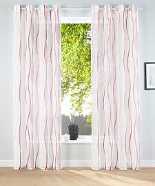 Gardine OTTO HOME "Dimona" Gr. 2, rosa