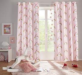 Gardine OTTO HOME "EINHORN" Gr. 2, pink, 