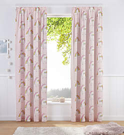 Gardine OTTO HOME "EINHORN" Gr. 4, pink, 